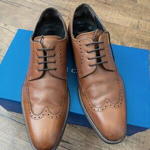 Mezlan Wingtip Oxford Mens Dress Shoes Brown Size 8.5